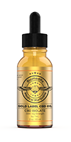 Gold Label CBD Oil 5,000mg strength, 2 ounce bottle